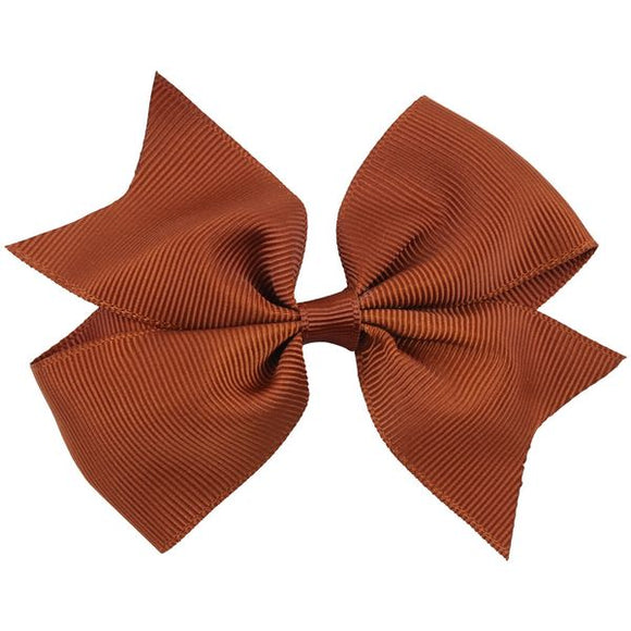 H820 Small Brown Bow Hair Clip - Iris Fashion Jewelry