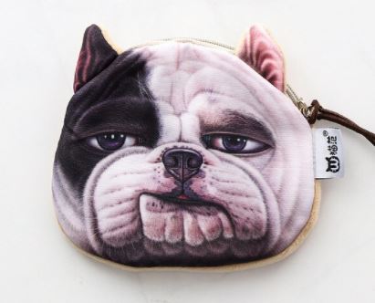 G91 Cute Black & White Dog Zipper Bag - Iris Fashion Jewelry
