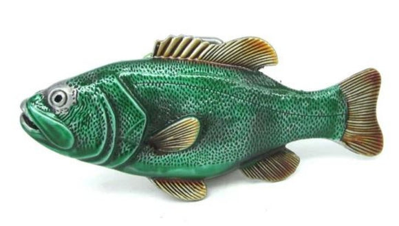 BU160 Bass Fish Belt Buckle - Iris Fashion Jewelry