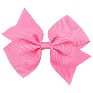 H829 Small Bubblegum Pink Bow Hair Clip - Iris Fashion Jewelry