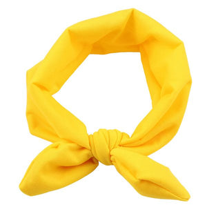 H808 Yellow Cloth Hair Band - Iris Fashion Jewelry