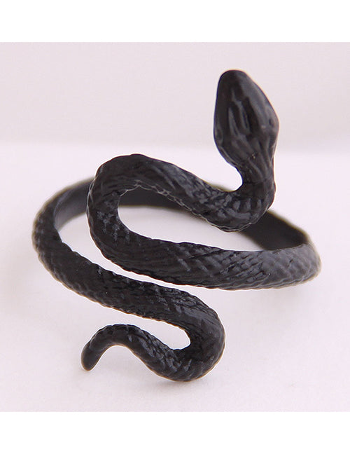 TR14 Black Snake Toe Ring - Iris Fashion Jewelry