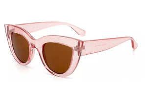 S399 Pink Frame Rose Lens Fashion Sunglasses - Iris Fashion Jewelry