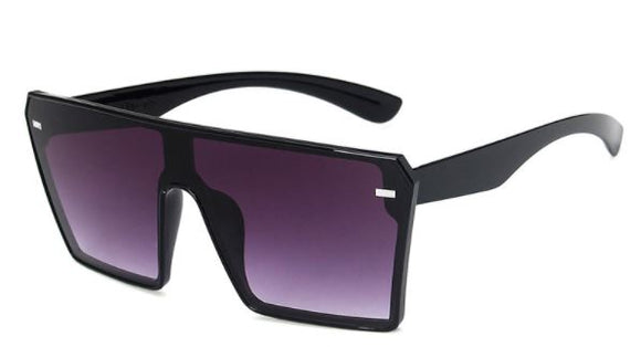 S343 Black Faded Lens Retro Sunglasses - Iris Fashion Jewelry
