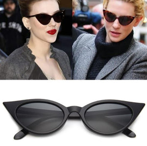 S125 Flat Black Frame Fashion Sunglasses - Iris Fashion Jewelry