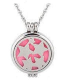 N1592 Silver Stars Essential Oil Necklace with FREE Earrings PLUS 5 Different Color Pads - Iris Fashion Jewelry