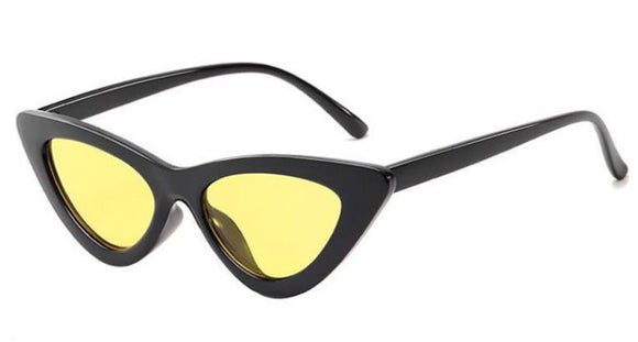 S133 Black Frame Yellow Lens Fashion Sunglasses - Iris Fashion Jewelry