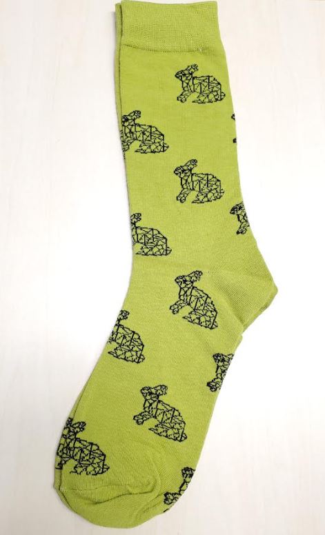 SF358 Green Bunny Rabbit Socks - Iris Fashion Jewelry