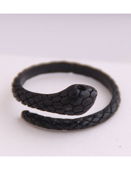 TR56 Black Snake Toe Ring - Iris Fashion Jewelry
