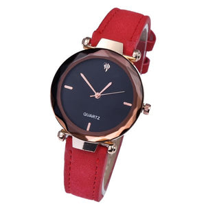W264 Red Band Gemstone Collection Quartz Watch - Iris Fashion Jewelry