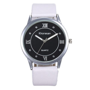 W248 Silver White Band Quartz Watch - Iris Fashion Jewelry