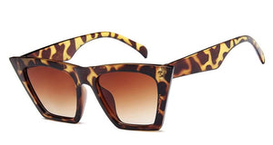 S402 Leopard Frame Brown Lens Fashion Sunglasses - Iris Fashion Jewelry