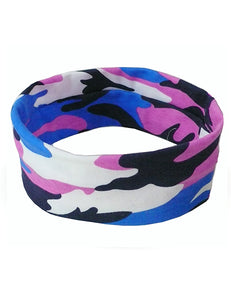 H311 Purple Camouflage Head Band - Iris Fashion Jewelry