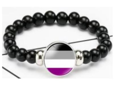 B976 Purple Gray Black Bead Bracelet - Iris Fashion Jewelry
