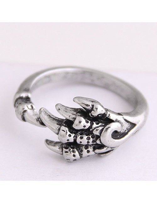 TR30 Silver Claw Design Toe Ring - Iris Fashion Jewelry