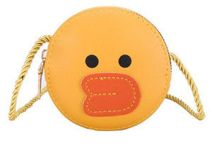 L454 Cute Yellow Duck Face Leather Coin Purse - Iris Fashion Jewelry