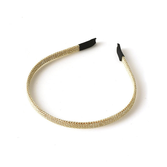 H537 Gold Mesh Hair Band - Iris Fashion Jewelry