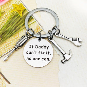 K157 If Daddy Can't Fix It No One Can Keychain - Iris Fashion Jewelry