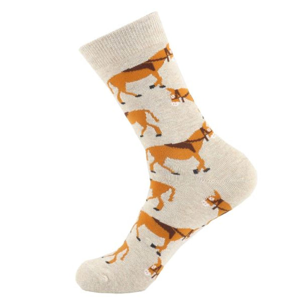 SF682 Beige Donkey Socks - Iris Fashion Jewelry