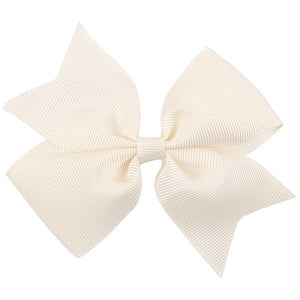 H80 Small Ivory Bow Hair Clip - Iris Fashion Jewelry