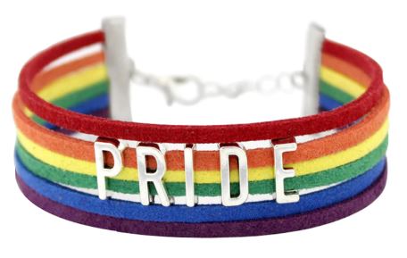 B382 Rainbow Gay Pride Bracelet - Iris Fashion Jewelry