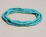 B1111 Mint Green Seed Beads Strand Bracelet - Iris Fashion Jewelry