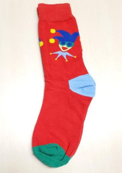 SF20 Red Jester Socks - Iris Fashion Jewelry