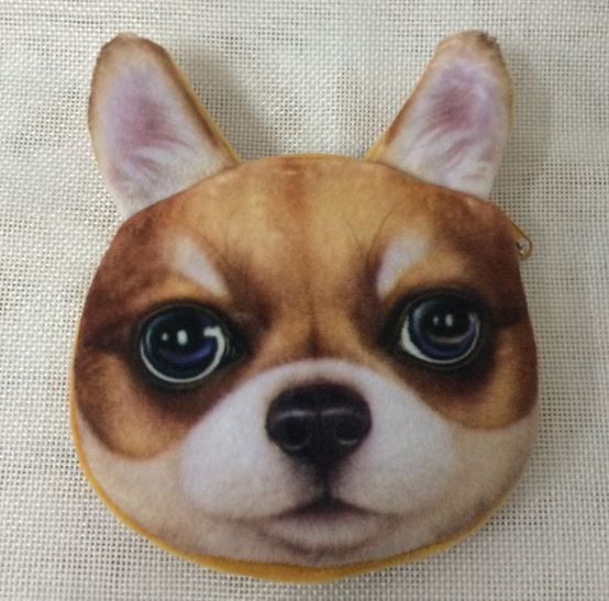 G85 Cute Brown Dog Zipper Bag - Iris Fashion Jewelry