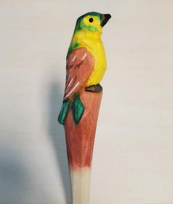 V72 Cute Bird Wood Pen - Iris Fashion Jewelry