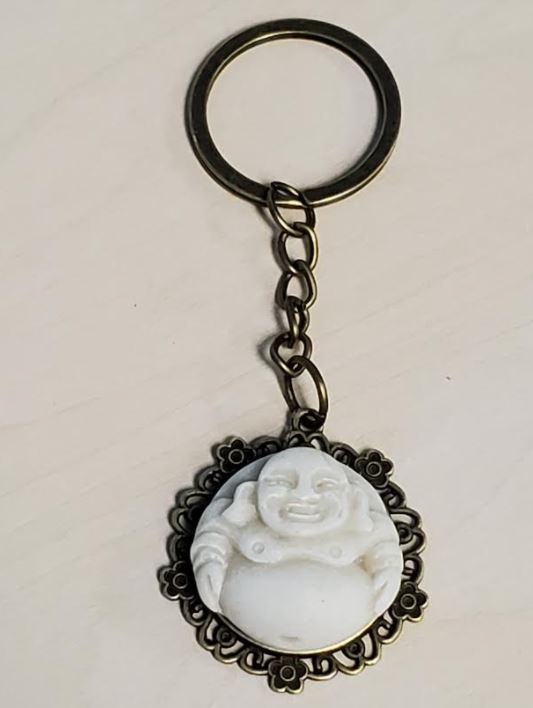 K136 Bronze Buddha Keychain - Iris Fashion Jewelry