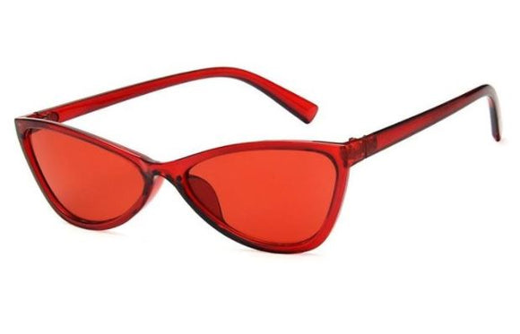 S111 Red Frame & Lens Fashion Sunglasses - Iris Fashion Jewelry