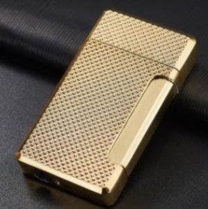 LT33 Gold Pitted Design Lighter - Iris Fashion Jewelry