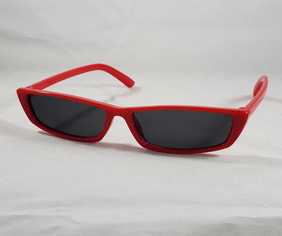S54 Red Thin Frame Fashion Sunglasses - Iris Fashion Jewelry