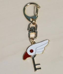 L269 Gold Bird on Key Zipper Pull - Iris Fashion Jewelry