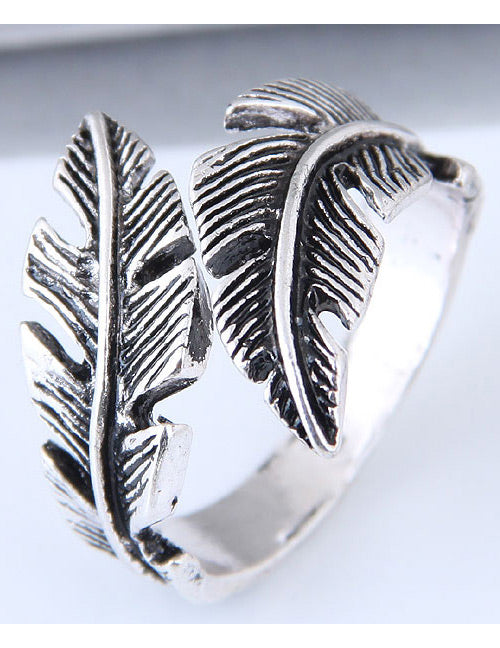 TR55 Silver Leaf Toe Ring - Iris Fashion Jewelry