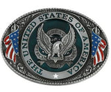 BU246 The United States of America Belt Buckle - Iris Fashion Jewelry