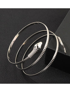 B825 Silver Snake Bracelet - Iris Fashion Jewelry