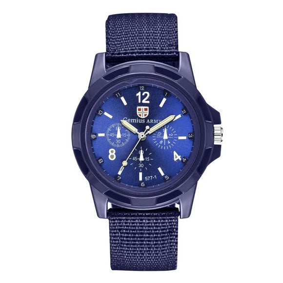 W260 Blue Tactical Quartz Watch - Iris Fashion Jewelry