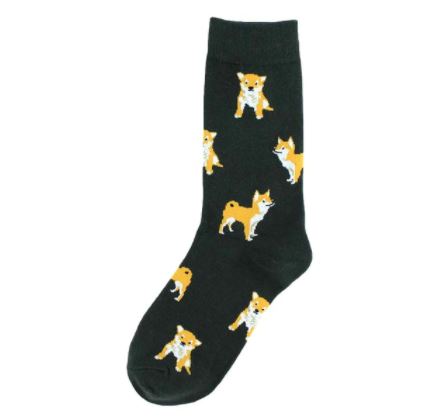 SF314 Dark Gray Cute Puppy Dog Socks - Iris Fashion Jewelry