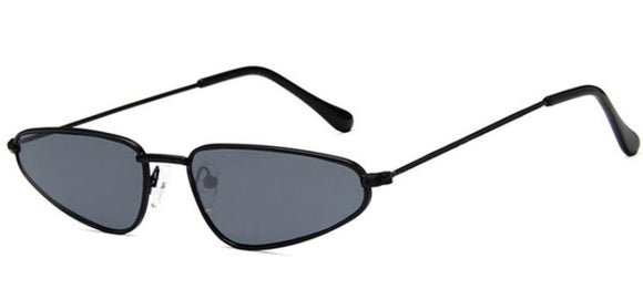 S08 Black Metal Frame & Lens Sunglasses - Iris Fashion Jewelry