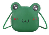 L457 Cute Green Frog Face Leather Coin Purse - Iris Fashion Jewelry