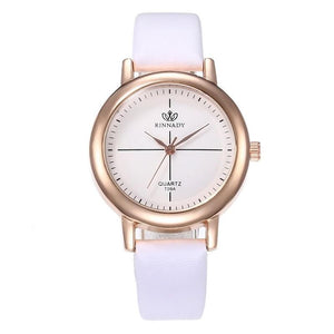 W234 White Band Simple Quartz Watch - Iris Fashion Jewelry