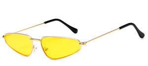 S10 Gold Metal Frame Yellow Lens Sunglasses - Iris Fashion Jewelry