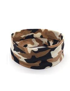 H590 Tan Camouflage Head Band - Iris Fashion Jewelry