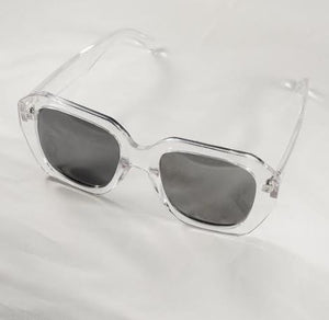 S479 Clear Frame Mirror Lens Fashion Sunglasses - Iris Fashion Jewelry