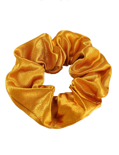 H550 Gold Sateen Hair Scrunchie - Iris Fashion Jewelry