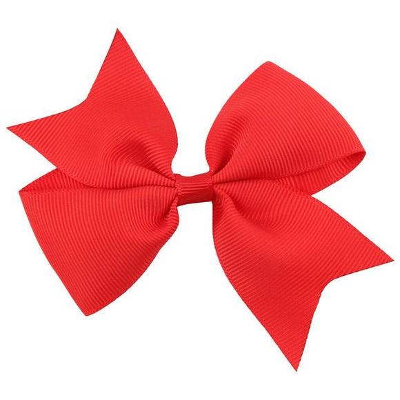 H827 Small Red Bow Hair Clip - Iris Fashion Jewelry