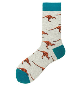 SF640 Gray Kangaroo Socks - Iris Fashion Jewelry