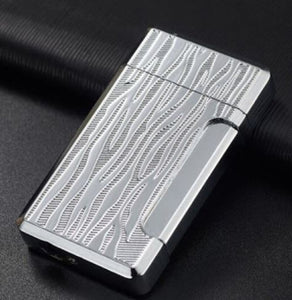 LT32 Silver Textured Lighter - Iris Fashion Jewelry