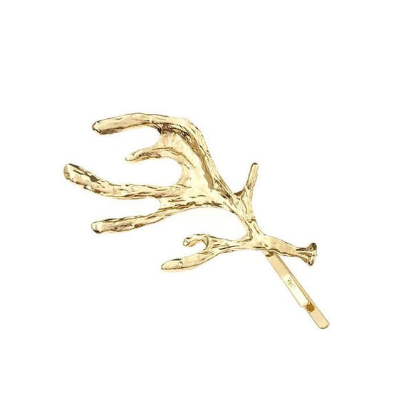 H525 Gold Tree Branch Hair Clip - Iris Fashion Jewelry